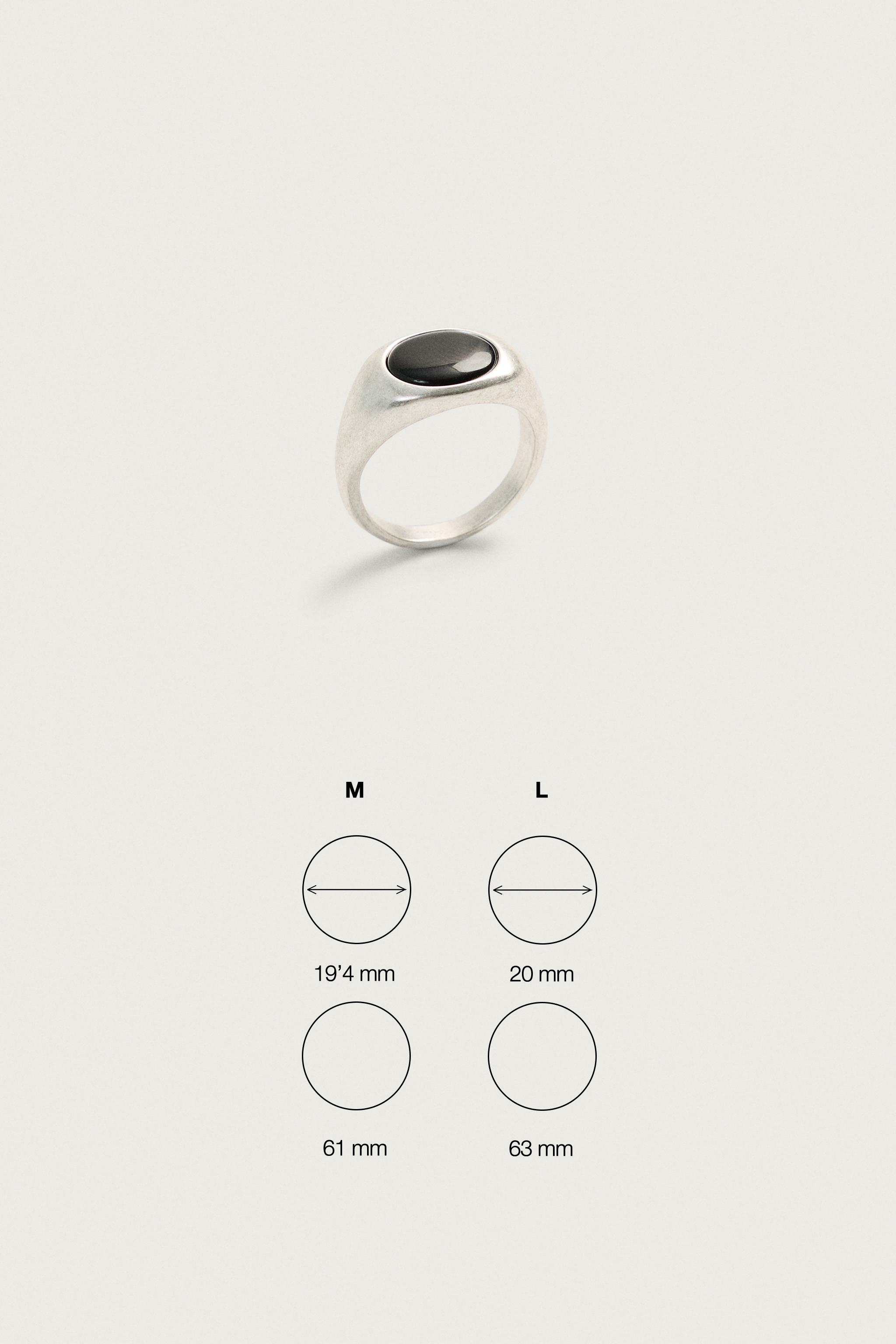 STONE SIGNET RING